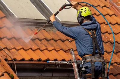 Démoussage et hydrofuge de toiture à Sotteville